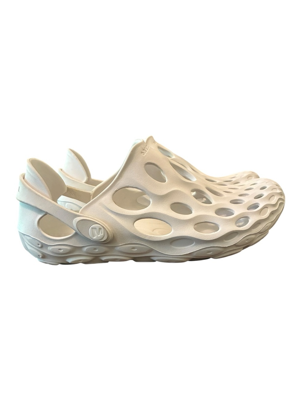 Merrell Hydro Moc All-White Perforated Clogs - Size 8 New